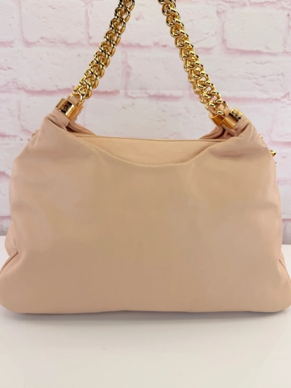 CHANEL Soft Pink Rodeo Drive Lambskin Hobo Bag